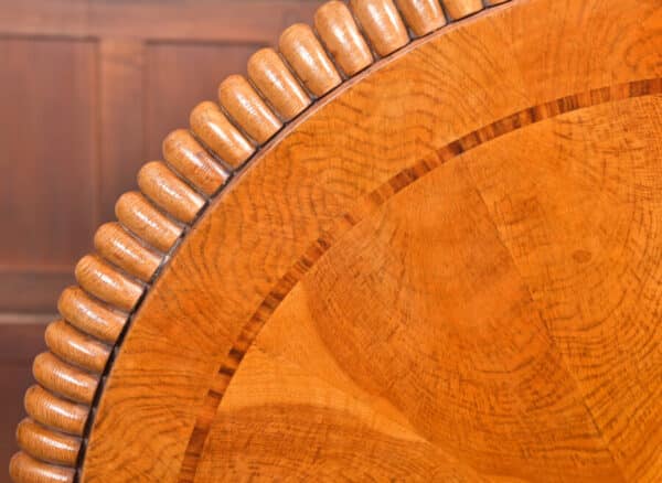 Exhibition Quality Oak Snap Top Table SAI2347 - Image 10