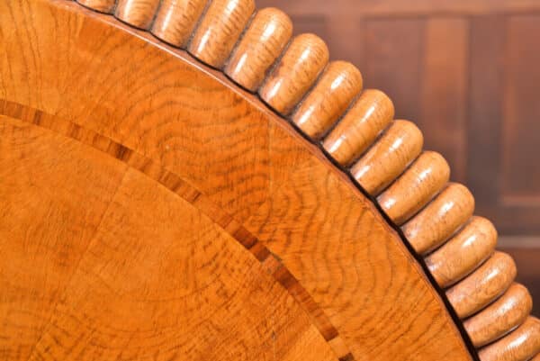 Exhibition Quality Oak Snap Top Table SAI2347 - Image 8