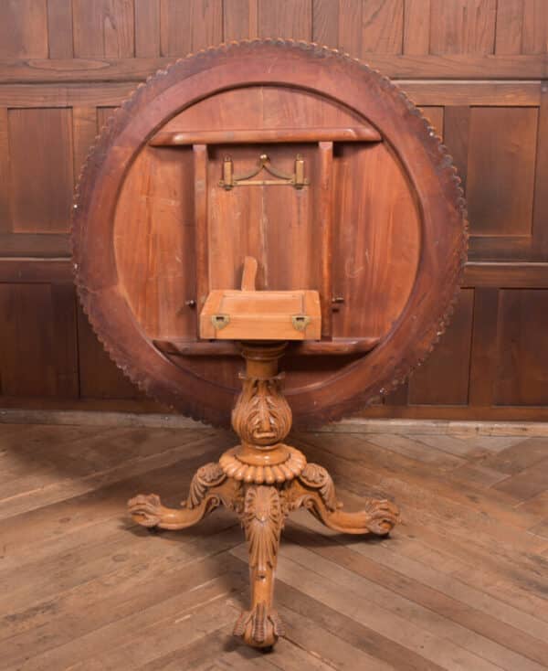Exhibition Quality Oak Snap Top Table SAI2347 - Image 12