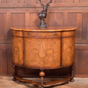 Walnut Demi Lune Cabinet SAI2342 Antique Cabinets