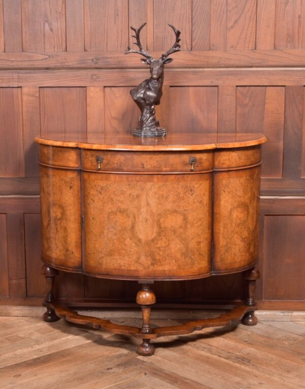 Walnut Demi Lune Cabinet SAI2342 Antique Cabinets 3