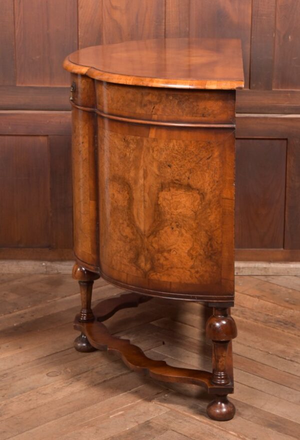 Walnut Demi Lune Cabinet SAI2342 Antique Cabinets 14
