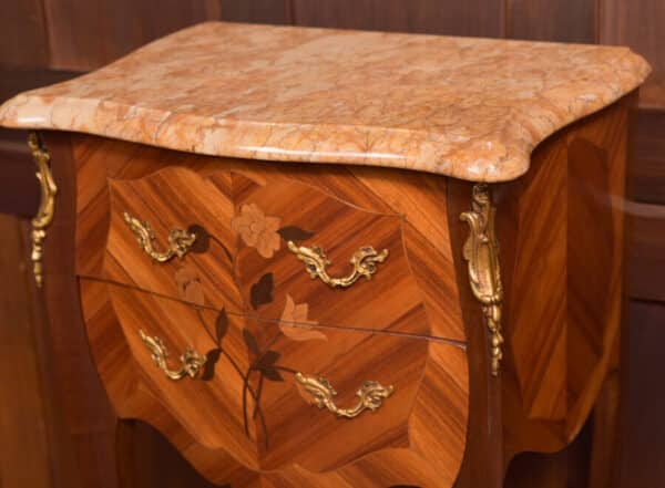 Pair Of Marble Top Bedside Cabinets SAI2351 - Image 13