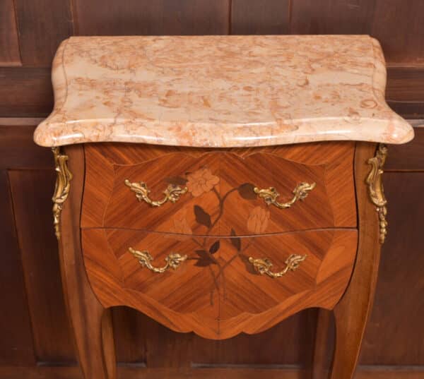 Pair Of Marble Top Bedside Cabinets SAI2351 Antique Cabinets 13