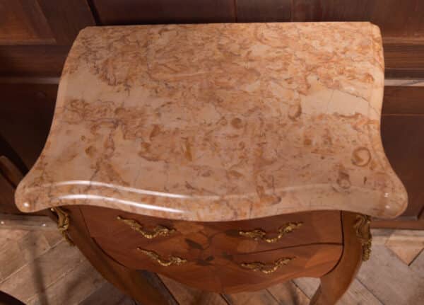 Pair Of Marble Top Bedside Cabinets SAI2351 - Image 10