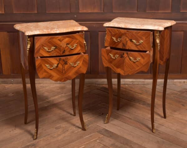 Pair Of Marble Top Bedside Cabinets SAI2351 Antique Cabinets 16