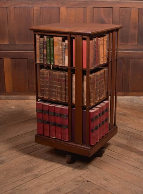 Edwardian Revolving Bookcase SAI2353 Antique Bookcases 6