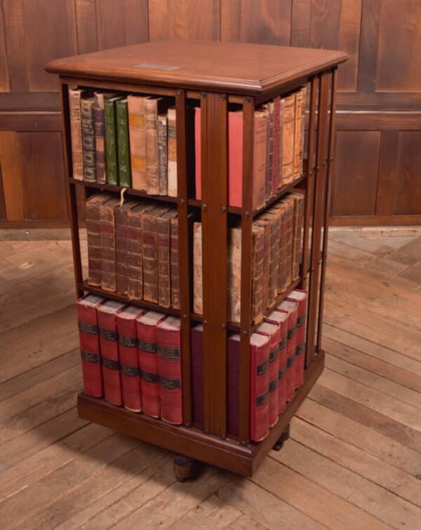 Edwardian Revolving Bookcase SAI2353 Antique Bookcases 3