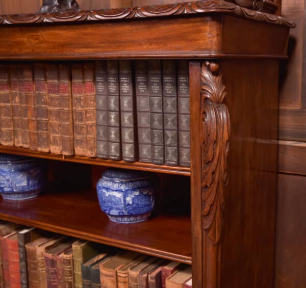 Victorian Open Bookcase SAI2352 Antique Bookcases 4