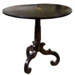 A 19thC ebonised papier mache centre table Antique Furniture