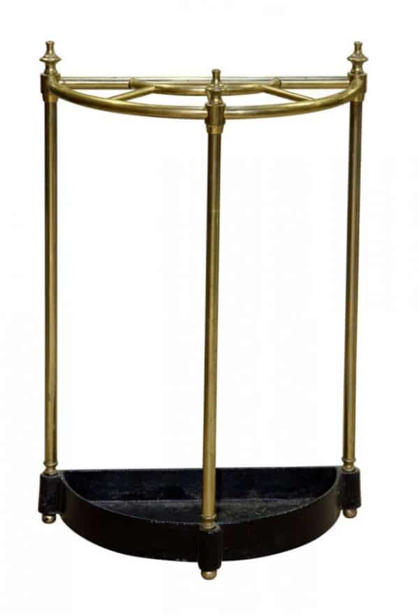 A brass demi-lune umbrella - Image 4