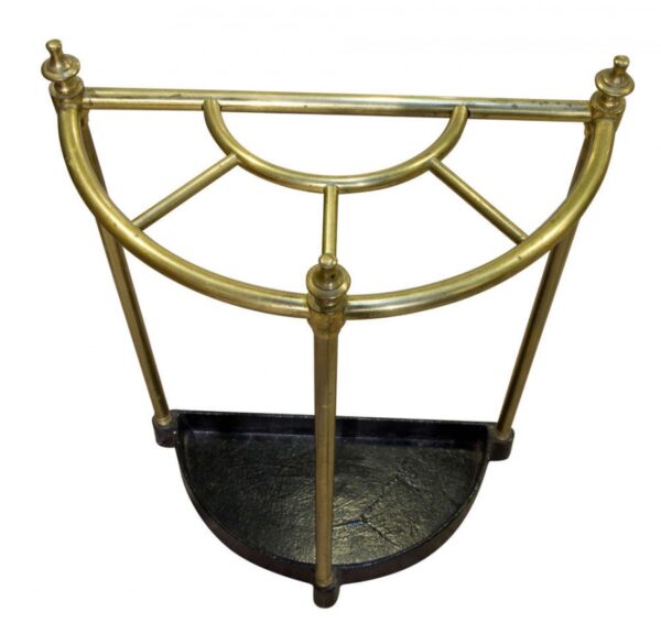 A brass demi-lune umbrella - Image 3