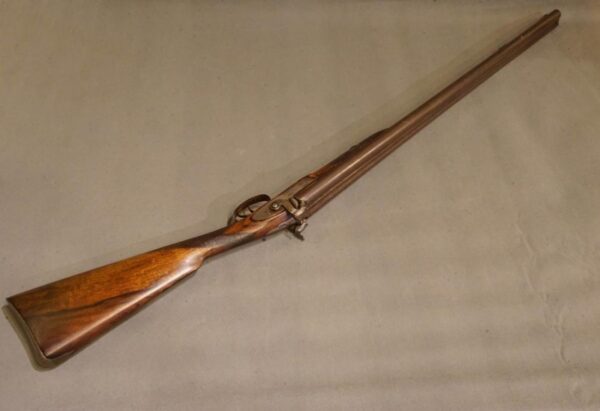 A Double Barrelled 12 Bore Percussion Fowling Piece Antique Guns 7