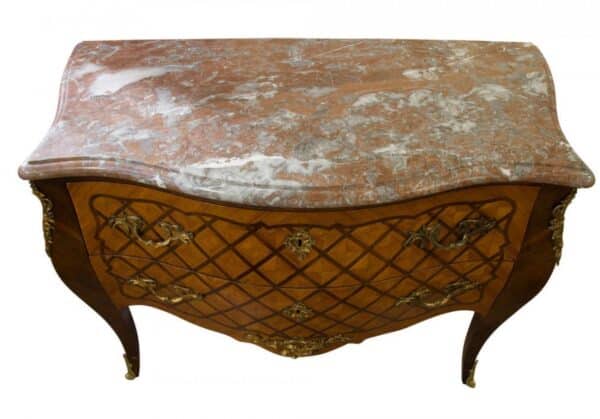 A Louis XV style French commode Antique Furniture 9