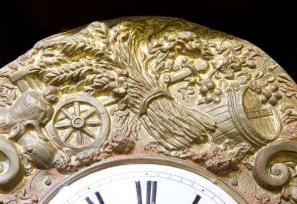 An antique French Comtoise Clock - Image 8