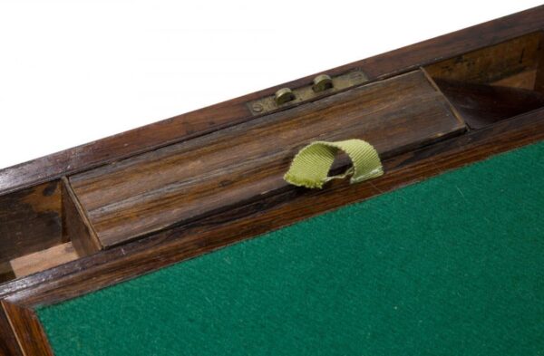 An early 19th Century brass bound rosewood writing box - Image 4