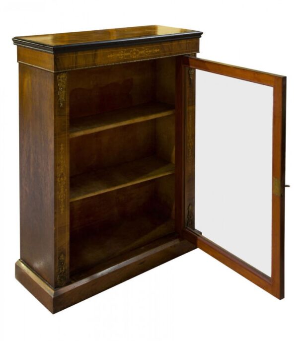 An ormolu mounted and inlaid walnut pier cabinet - Image 2