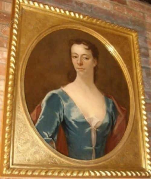 17thc Portrait Lady Circle Of Godfrey Kneller English School Oil Painting Antique Antique Art 4