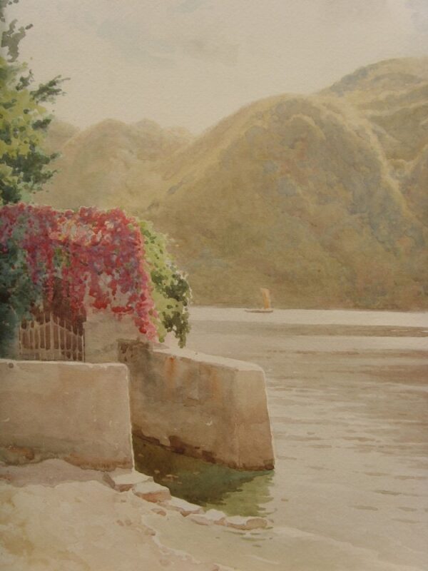 Watercolour By Robert George Talbot Kelly Of Italian Lake Landscape Painting Signed & Dated C1909 - Image 7