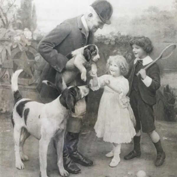 The Huntsmans Pet By Arthur J Elsley C1908 Original Antique Print After Original Painting - Image 3