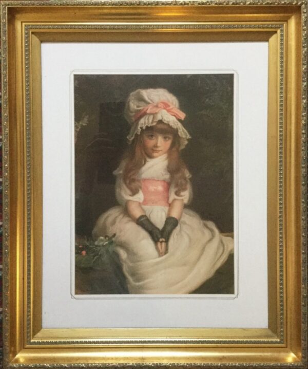 Pears Print Of Young Girl After Original Painting
