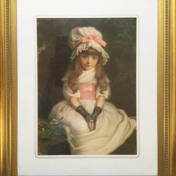 Pears Print Of Young Girl After Original Painting - Image 2