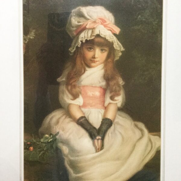 Pears Print Of Young Girl After Original Painting - Image 3