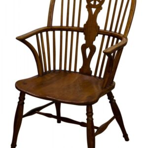 Early 19th Century elm and beech Windsor chair Antique Chairs