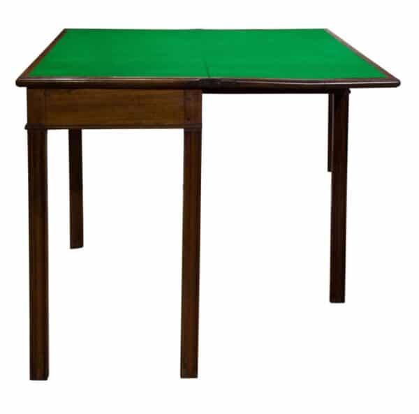 Early George III mahogany card table - Image 8