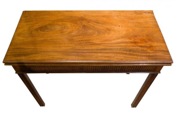 Early George III mahogany card table - Image 7