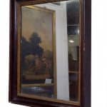 Early mid 19thC French rectangular mirror Antique Mirrors