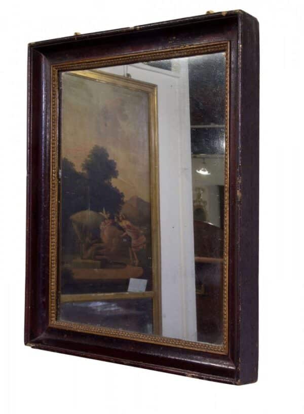 Early mid 19thC French rectangular mirror Antique Mirrors 3
