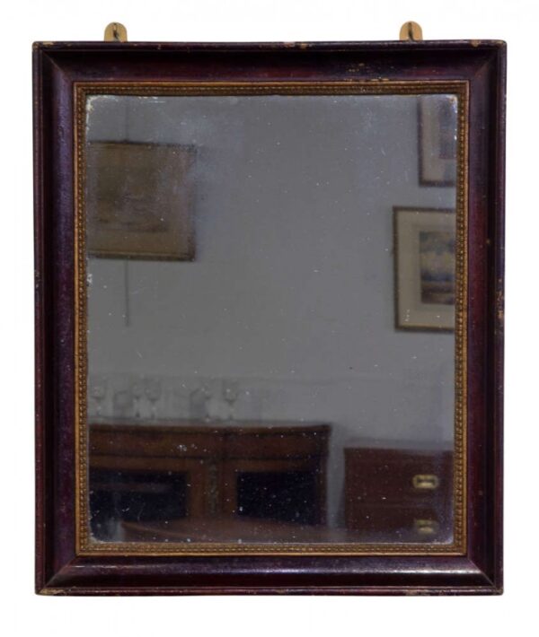 Early mid 19thC French rectangular mirror Antique Mirrors 4