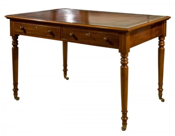 Early Victorian mahogany writing table
