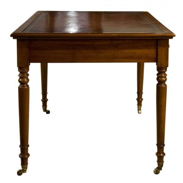 Early Victorian mahogany writing table - Image 8