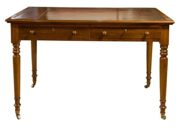Early Victorian mahogany writing table Antique Desks 9