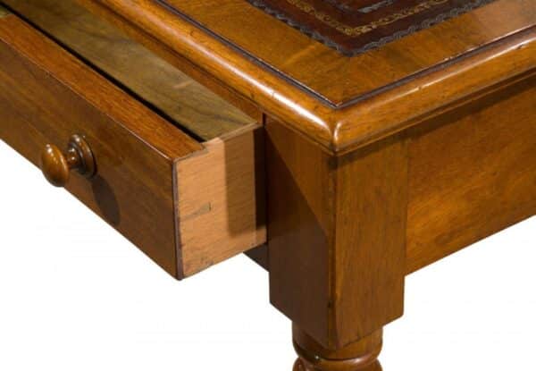 Early Victorian mahogany writing table - Image 4