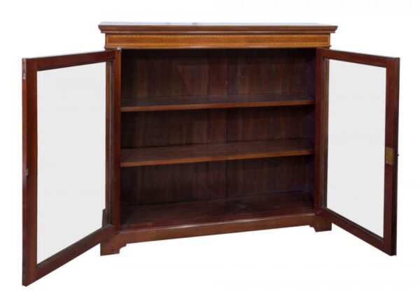 Edwardian Mahogany Bookcase - Image 7