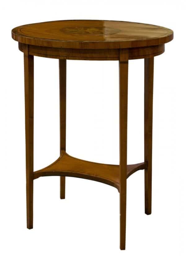 Edwardian Sheraton revival oval table Antique Furniture 3
