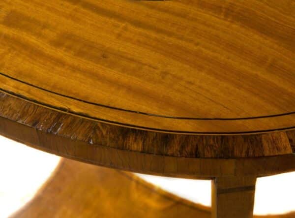 Edwardian Sheraton revival oval table Antique Furniture 7