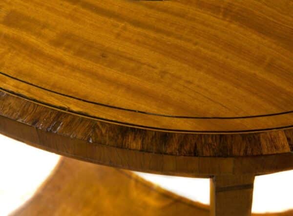 Edwardian Sheraton revival oval table - Image 5