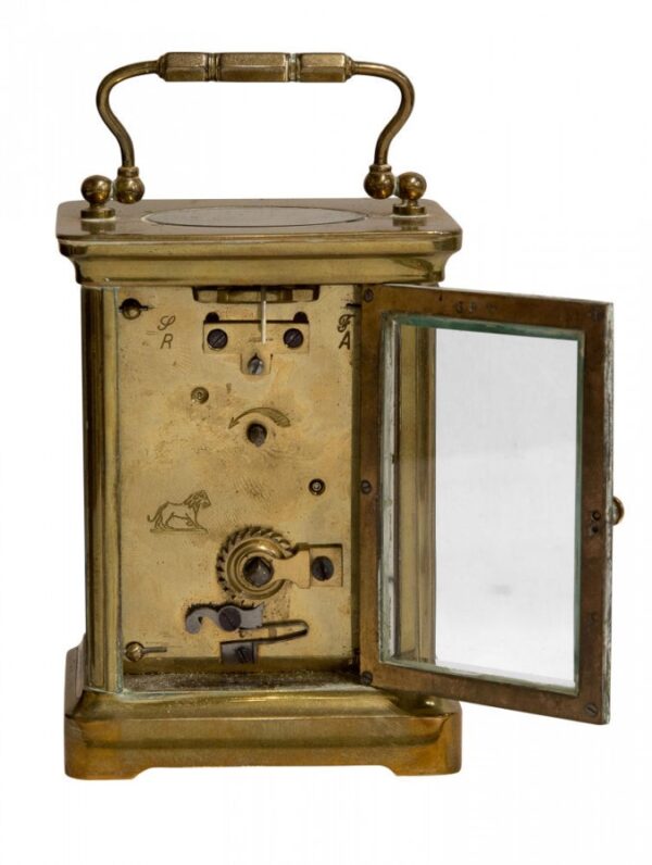 Enamel Dial French 8 Day Carriage Clock - Image 7