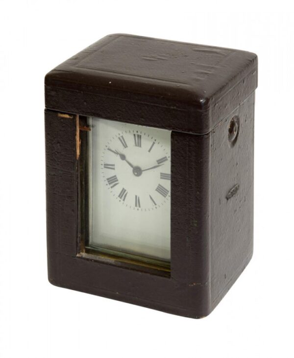 Enamel Dial French 8 Day Carriage Clock - Image 5