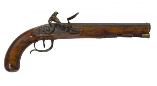 Flintlock Duelling Pistol c1815 Antique Guns 3