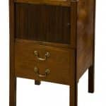 Georgian mahogany commode with a drawer Antique Chest Of Drawers
