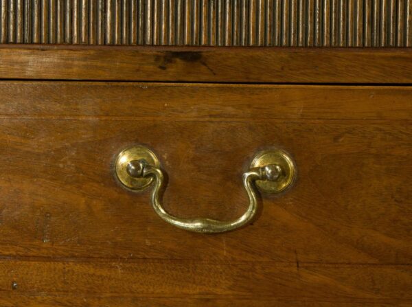 Georgian mahogany commode with a drawer - Image 4
