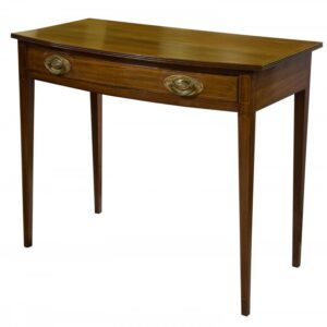Late 19th Century bow-fronted table Antique Furniture