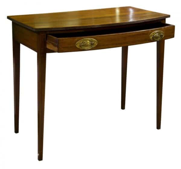 Late 19th Century bow-fronted table - Image 8