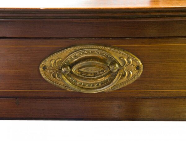 Late 19th Century bow-fronted table - Image 2