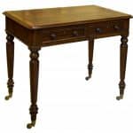 Mid 19th Century 2 drawer mahogany writing table Antique Furniture